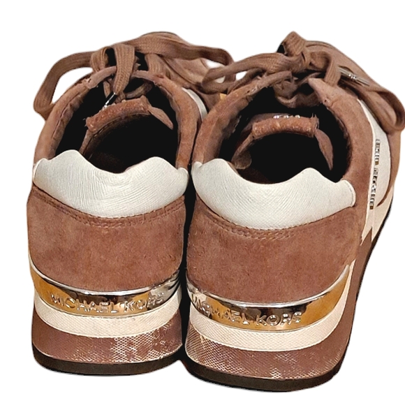 Michael Kors Allie Salmon/Pink colored trainer sneakers size 9 - Picture 5 of 8